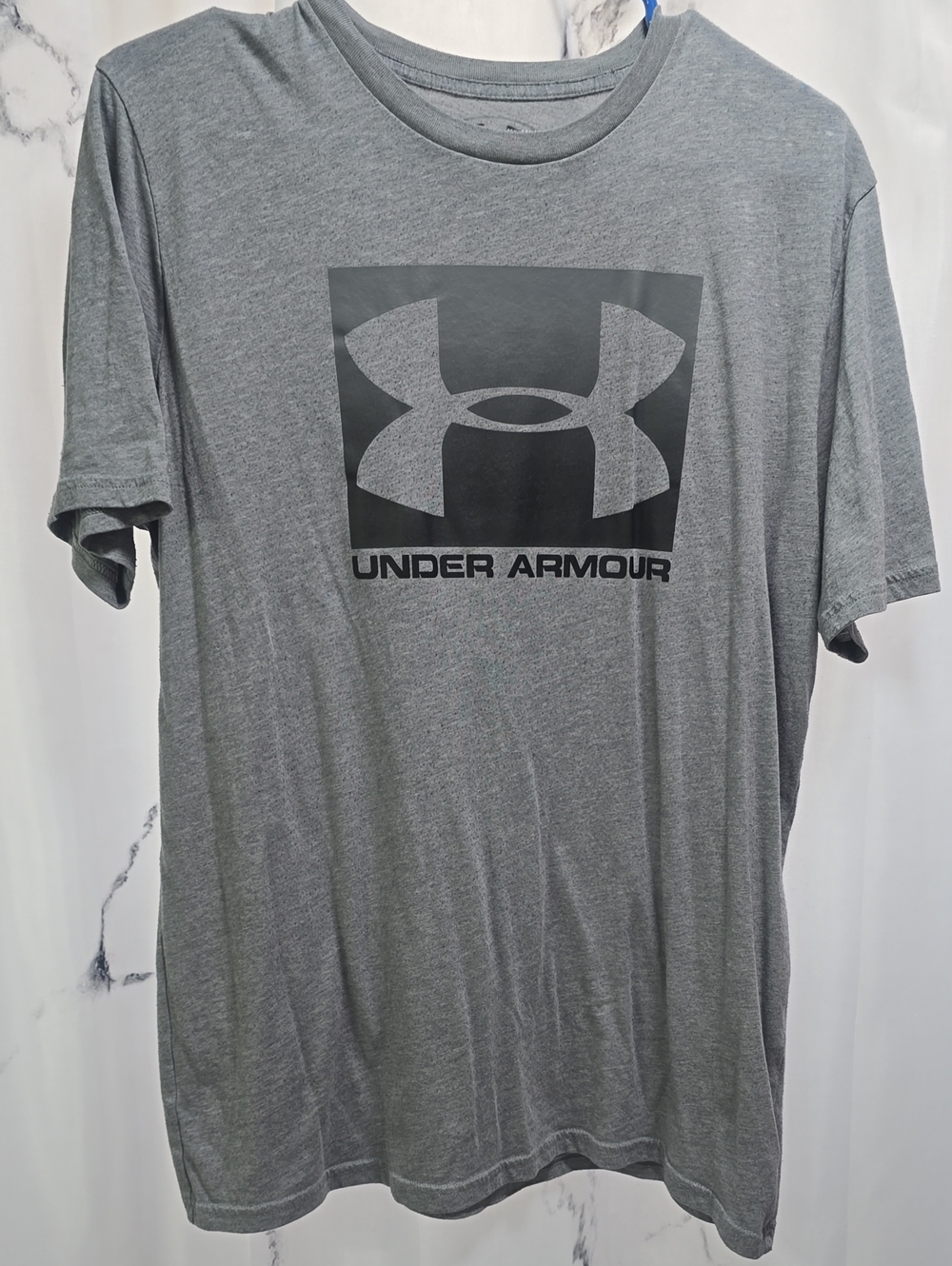Under Armour Heather Grey Logo Graphic Tee